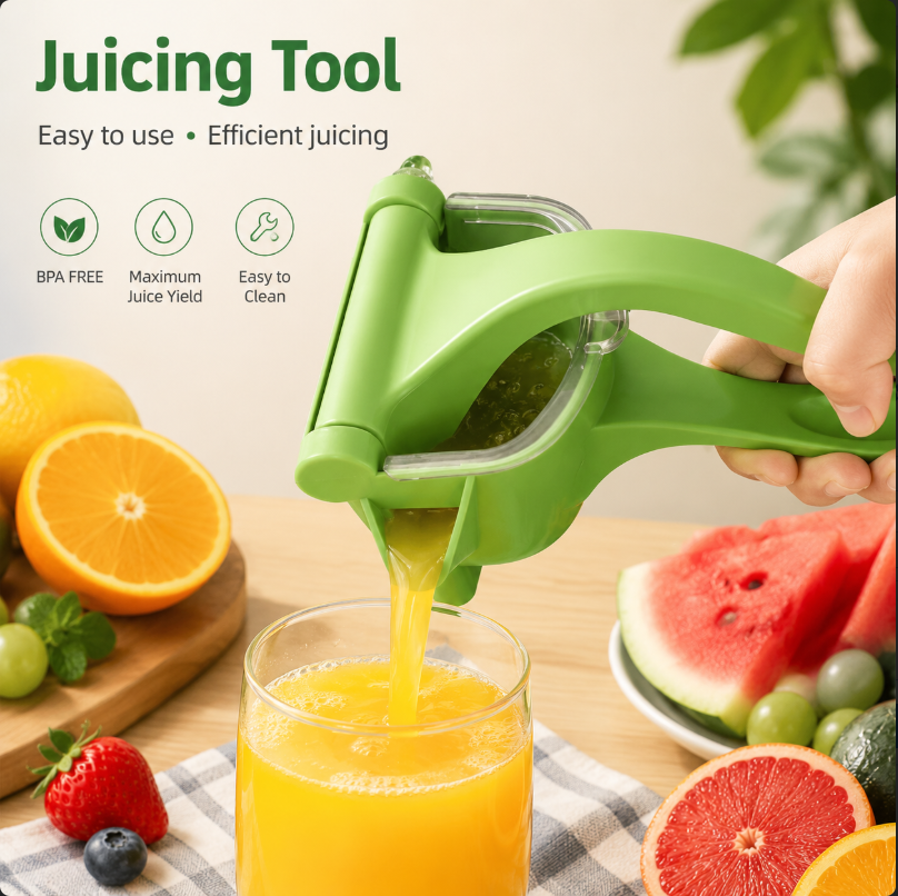 Citrus Juicer Bar - 1pc Green Multifunctional Juicer Handheld Non-electric