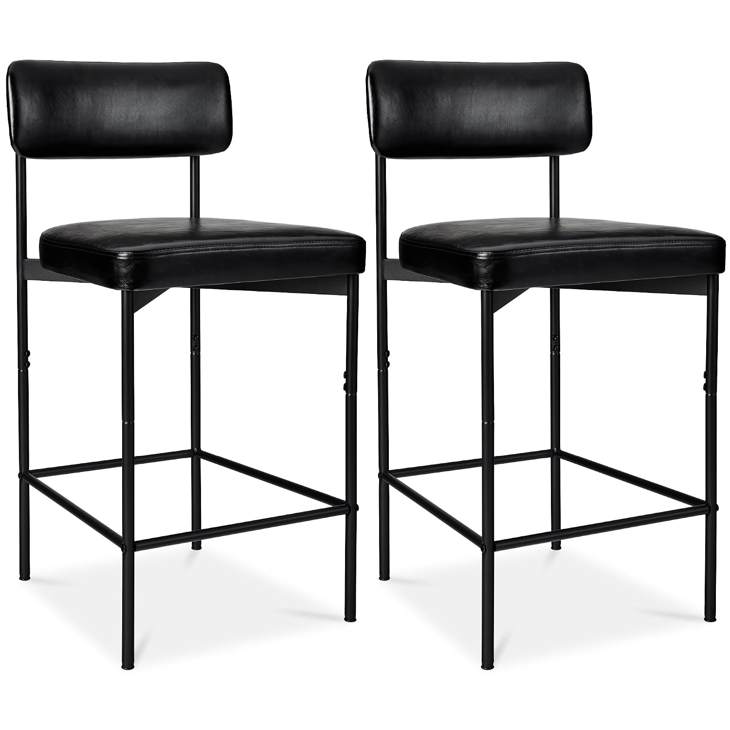 Home Bar And Counter - Set of 2, Armless Counter Height