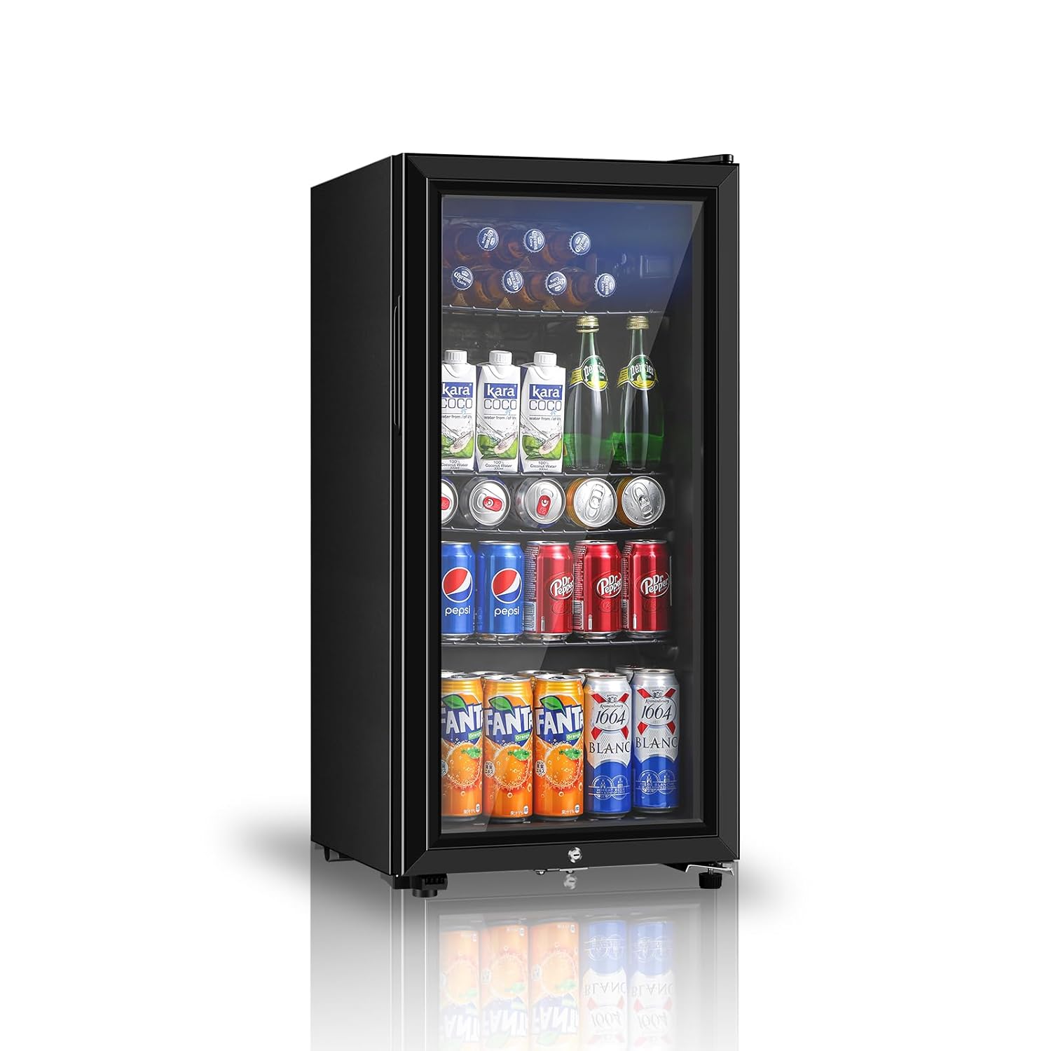Home Bar Setup - Beverage Refrigerator, 3.2 Cu.ft Mini Fridge