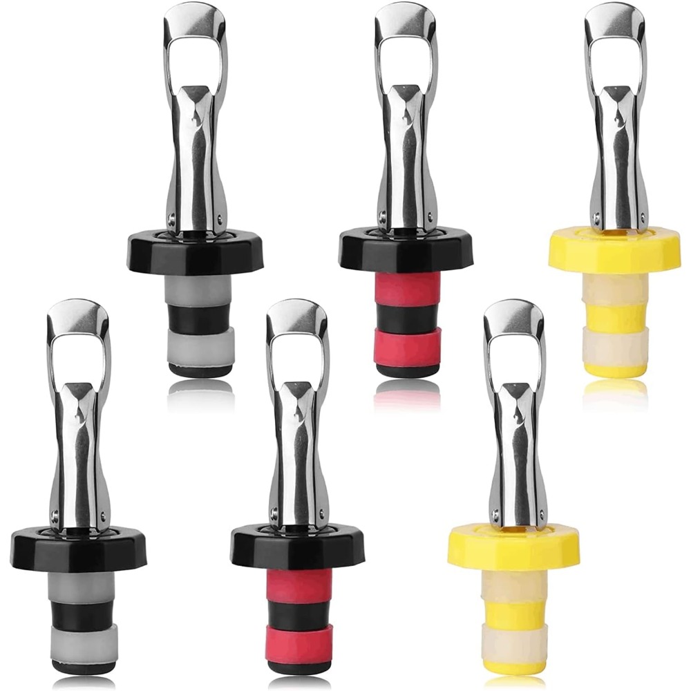 6 Pieces Reusable Silicone Win - đánh giá và giá Wine Preservation Pump