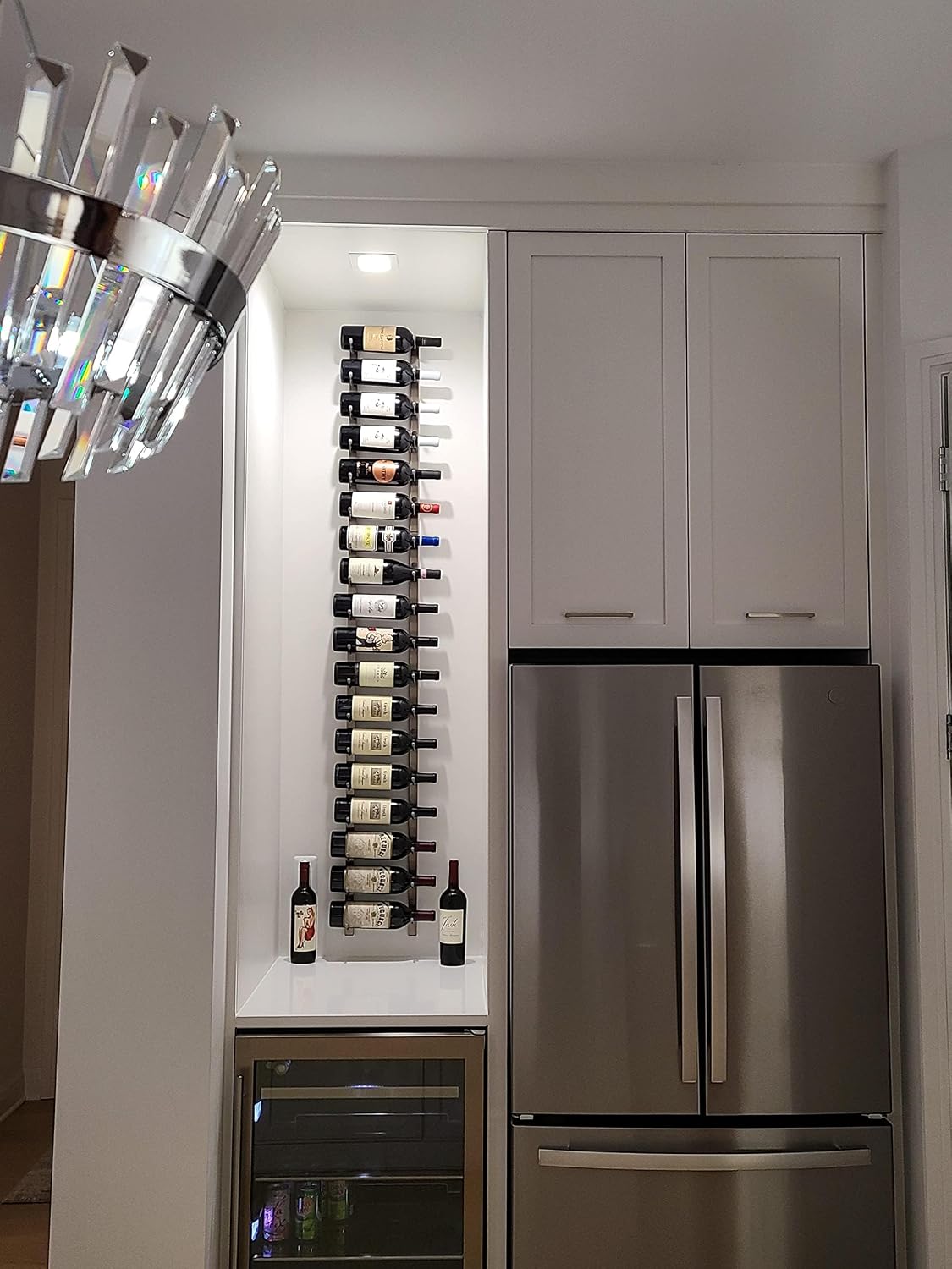 Matte Black Single Depth Metal - đánh giá và giá Home Bar Shelf