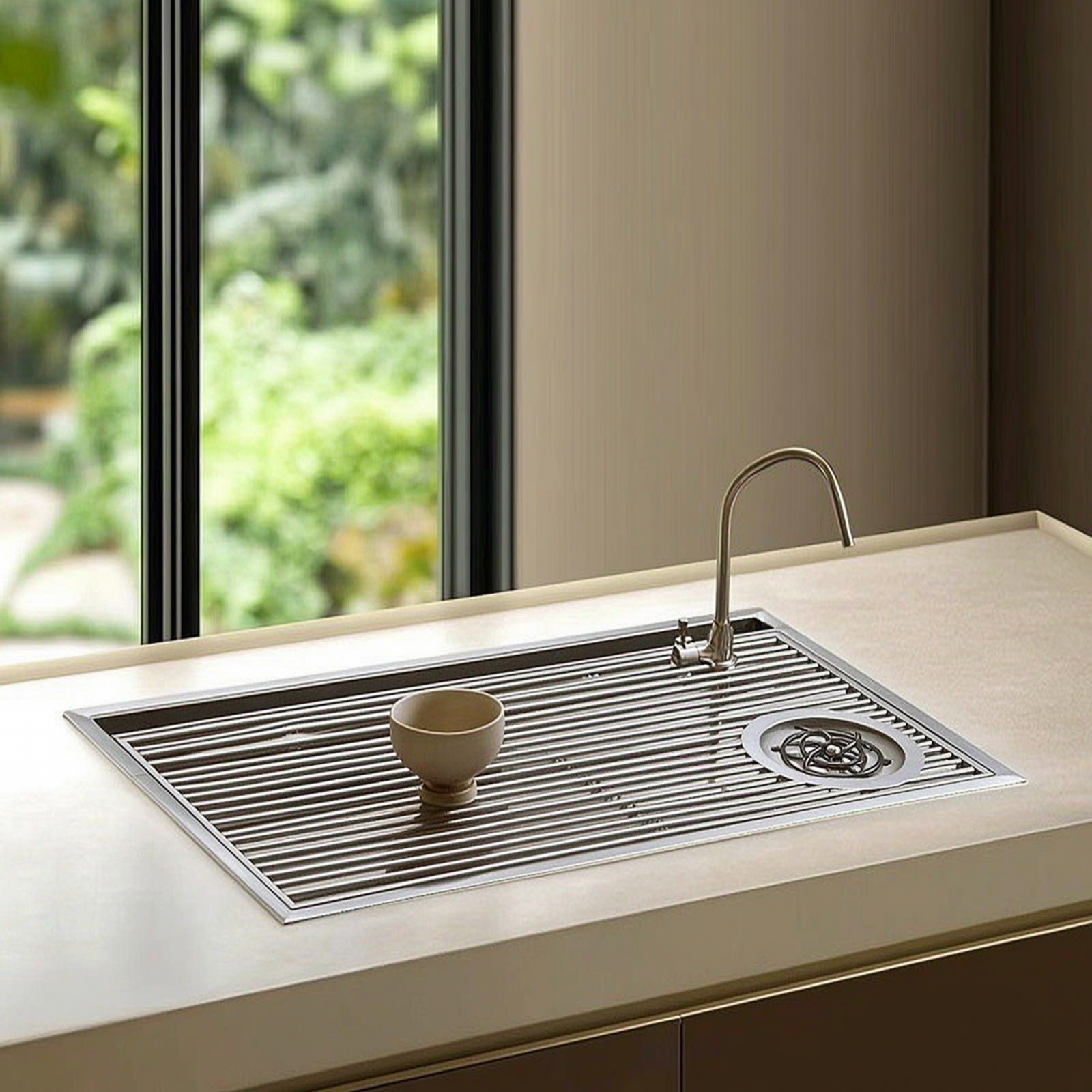 Modern Inset Tea Tray with Dra - đánh giá và giá Home Bar And Counter