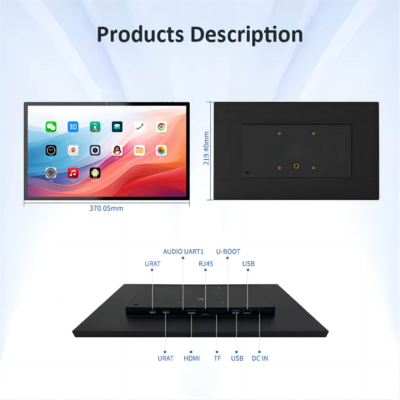 15 Inch 16:10 Wall Mount Andro - đánh giá và giá Home Bar Android