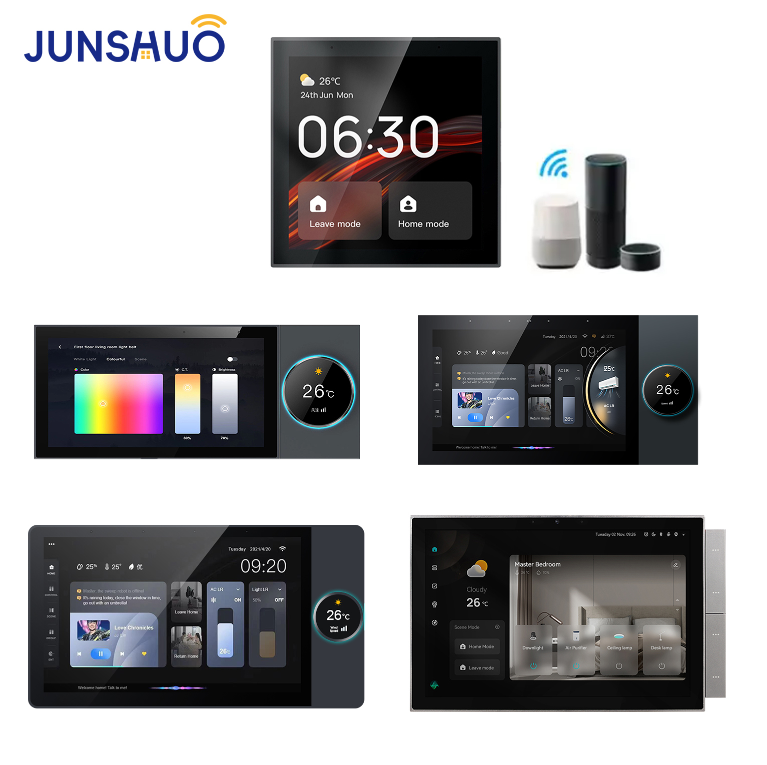 Smart Home Gateway WiFi 6 Inch - đánh giá và giá Home Bar Android