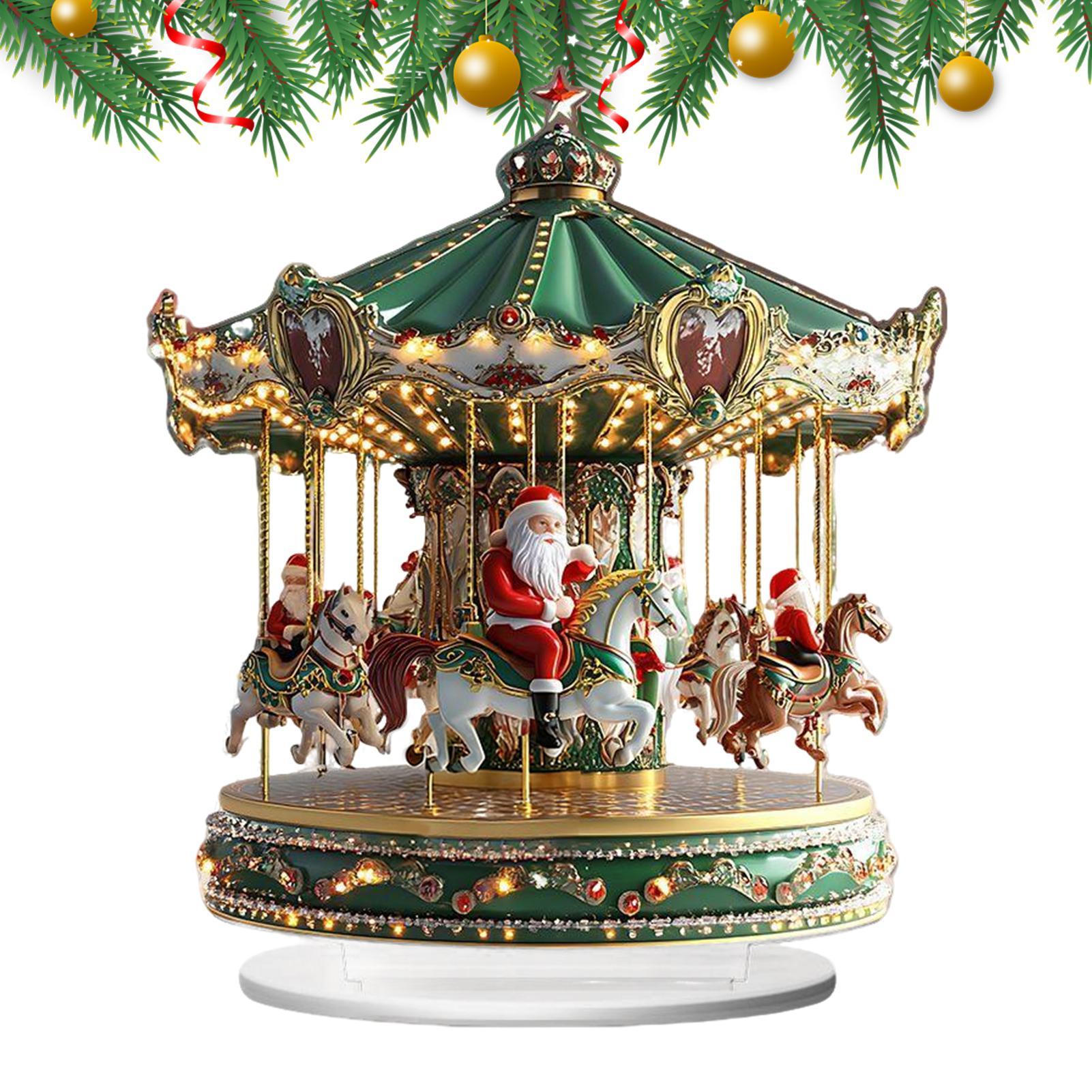 Christmas Carousel Acrylic 2D  - đánh giá và giá Home Bar Shelf