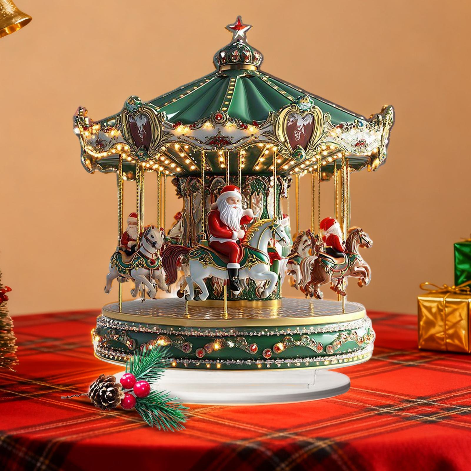 Christmas Carousel Acrylic 2D  - đánh giá và giá Home Bar Shelf