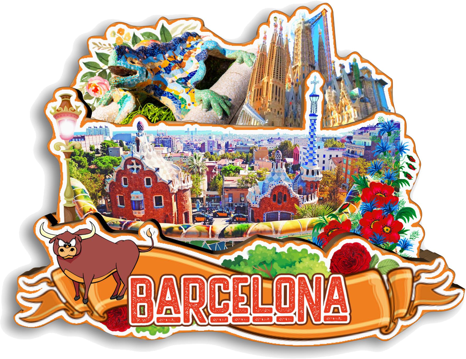 Barcelona SPAIN Fridge Magnet  - đánh giá và giá Home Barcelona