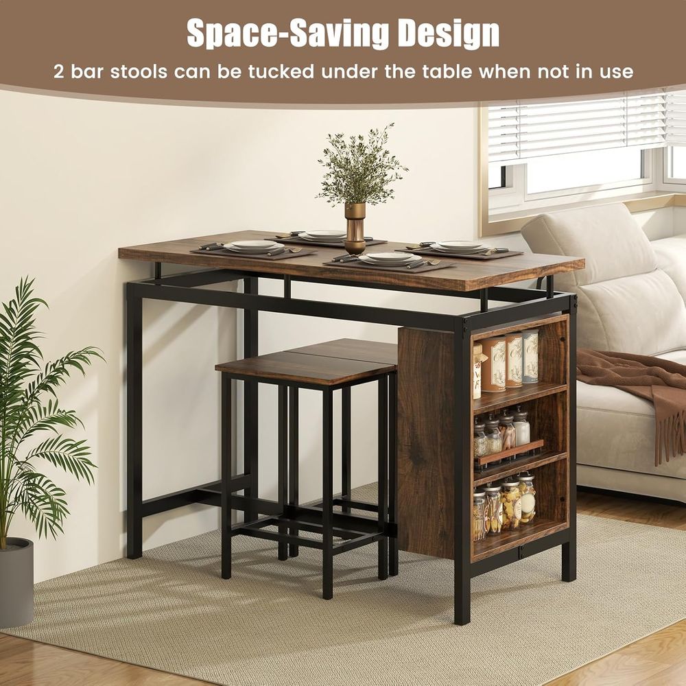 3-Piece Dining Table Set - Cou - đánh giá và giá Home Bar And Counter
