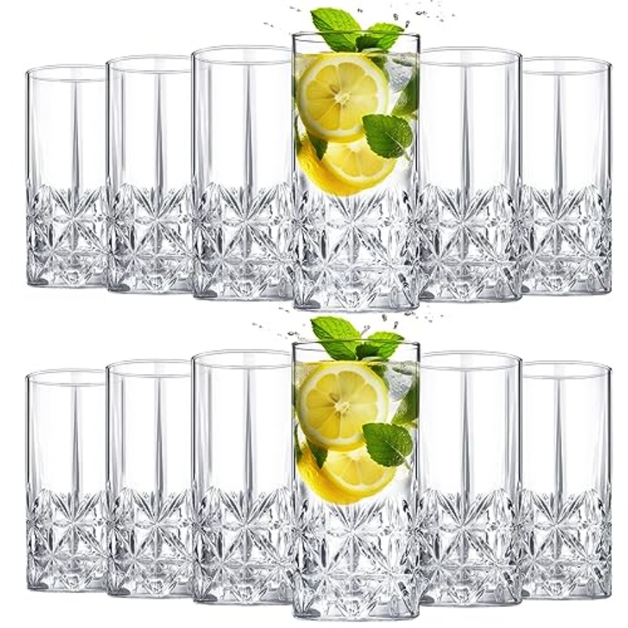 Set of 12 Tall Highball Glasse - đánh giá và giá Highball Glass Set