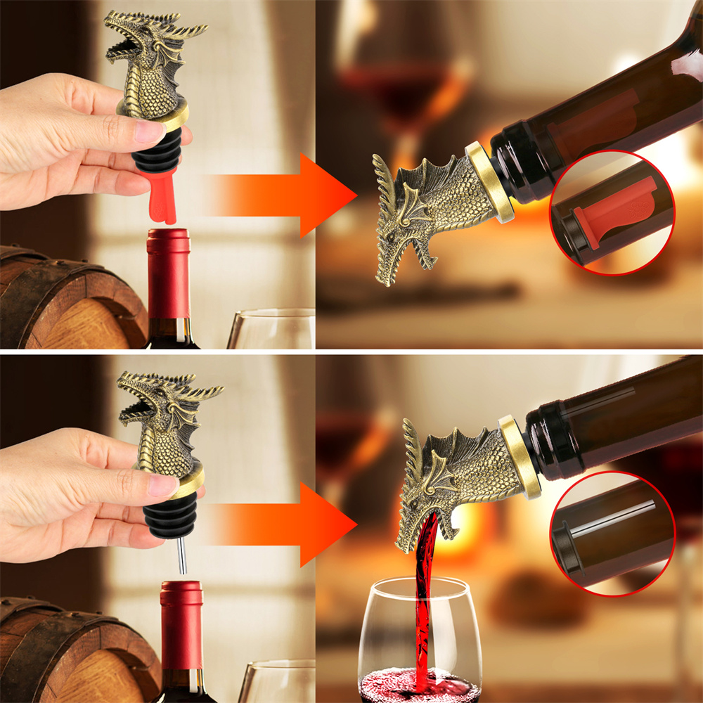 Dragon Decor Wine Bottle Stopp - đánh giá và giá Wine Preservation Pump