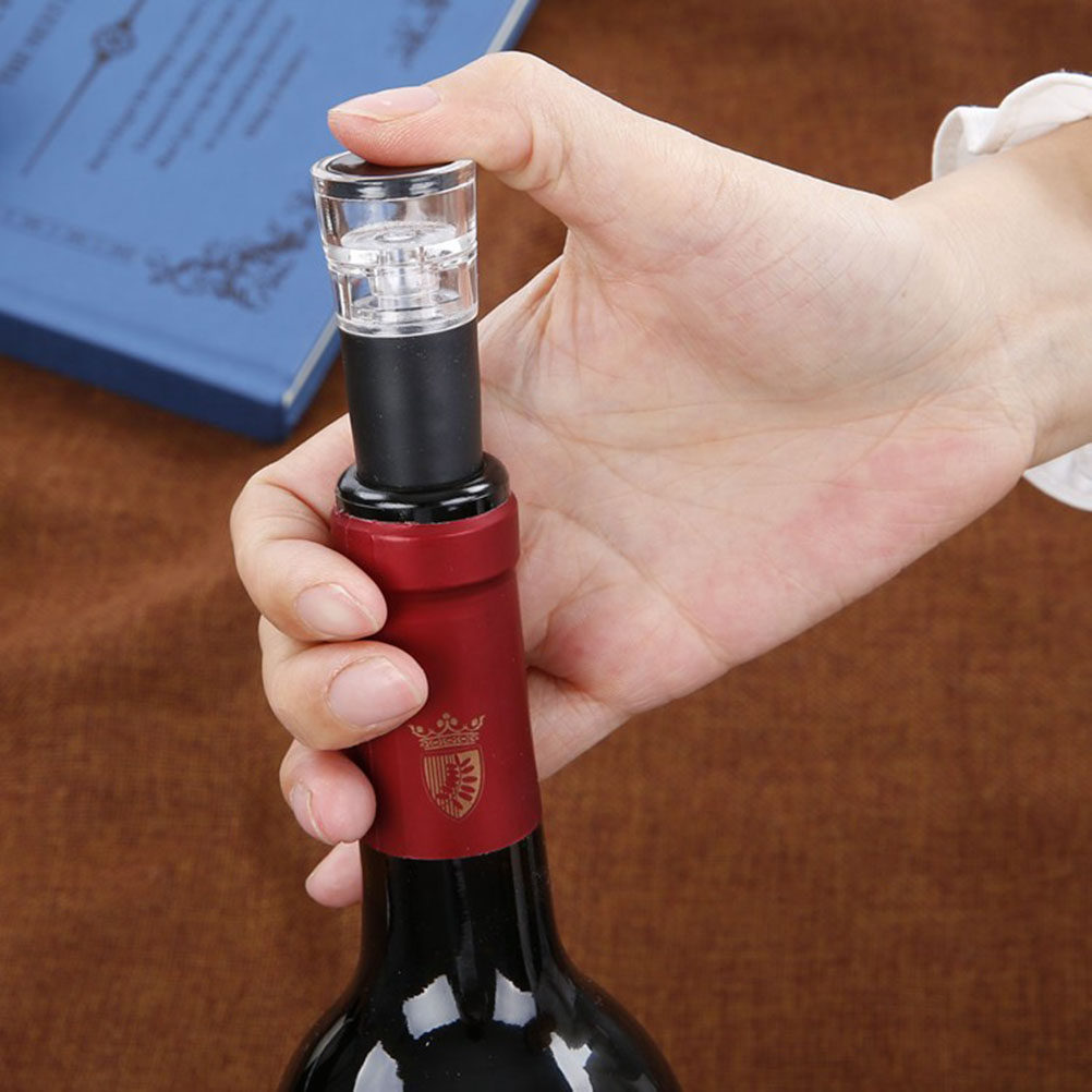 Vacuum Wine Stopper Acrylic Th - đánh giá và giá Wine Preservation Pump