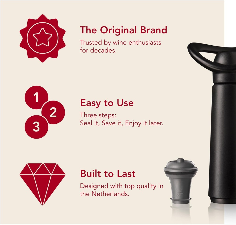 Premium Wine Preserver Vacuum  - đánh giá và giá Wine Preservation Pump