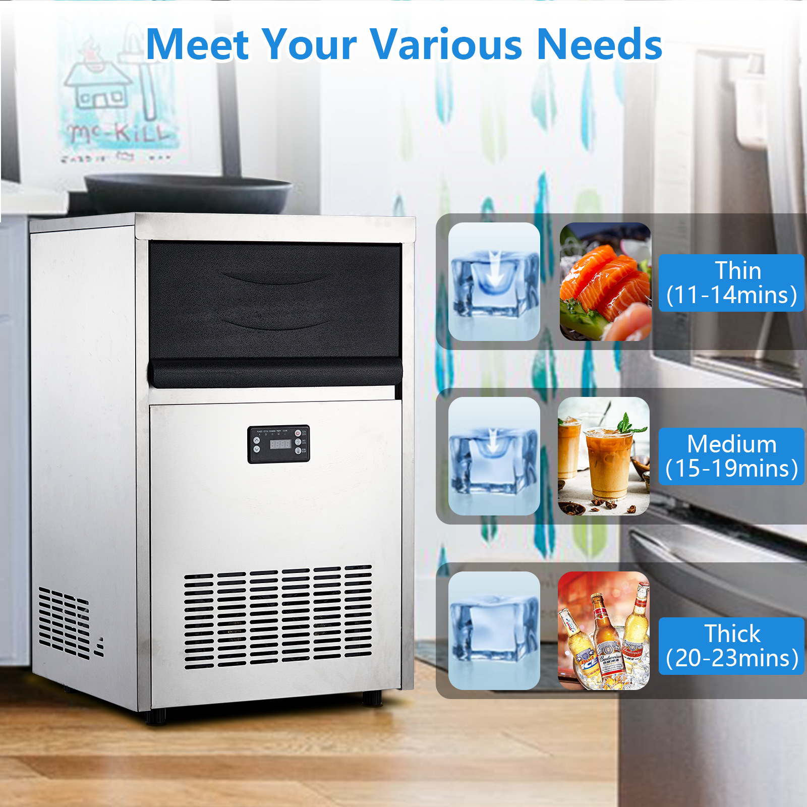 Commercial Ice Maker Machine 2 - đánh giá và giá Home Bar And Counter