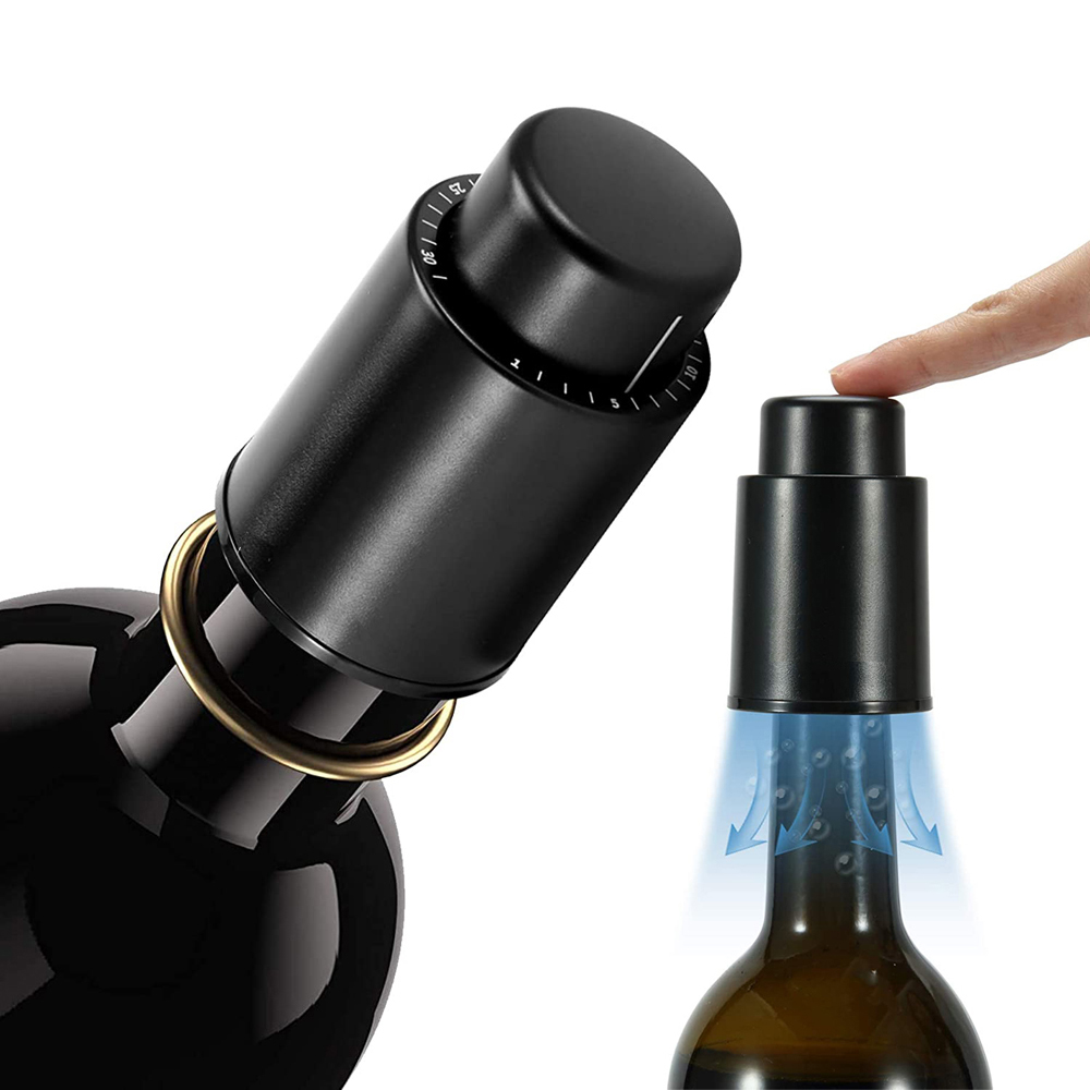 Wine Bottle Stoppers Reusable  - đánh giá và giá Wine Preservation Pump