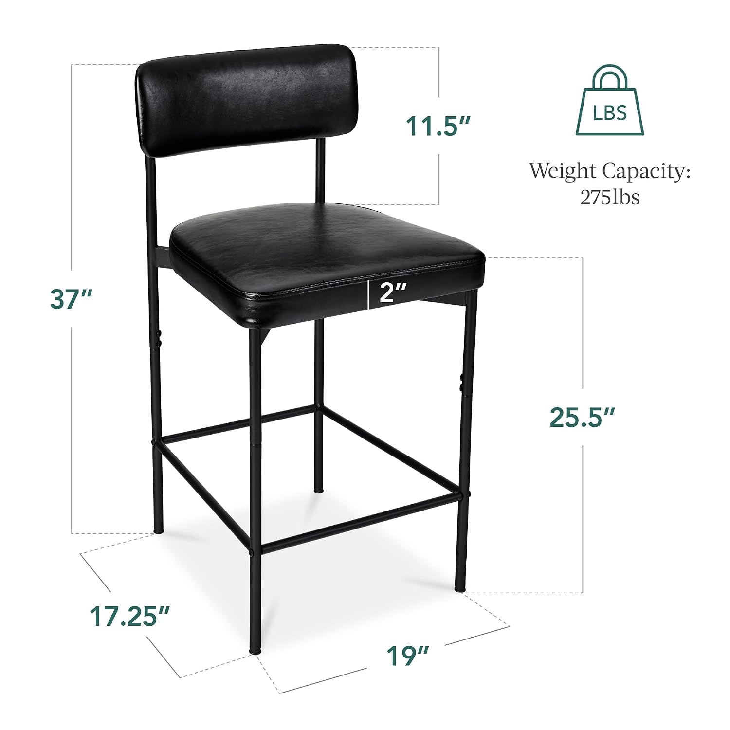 Set of 2, Armless Counter Heig - đánh giá và giá Home Bar And Counter