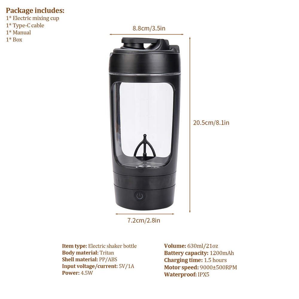 630ml Electric Shaker Bottle P - đánh giá và giá Citrus Juicer Bar