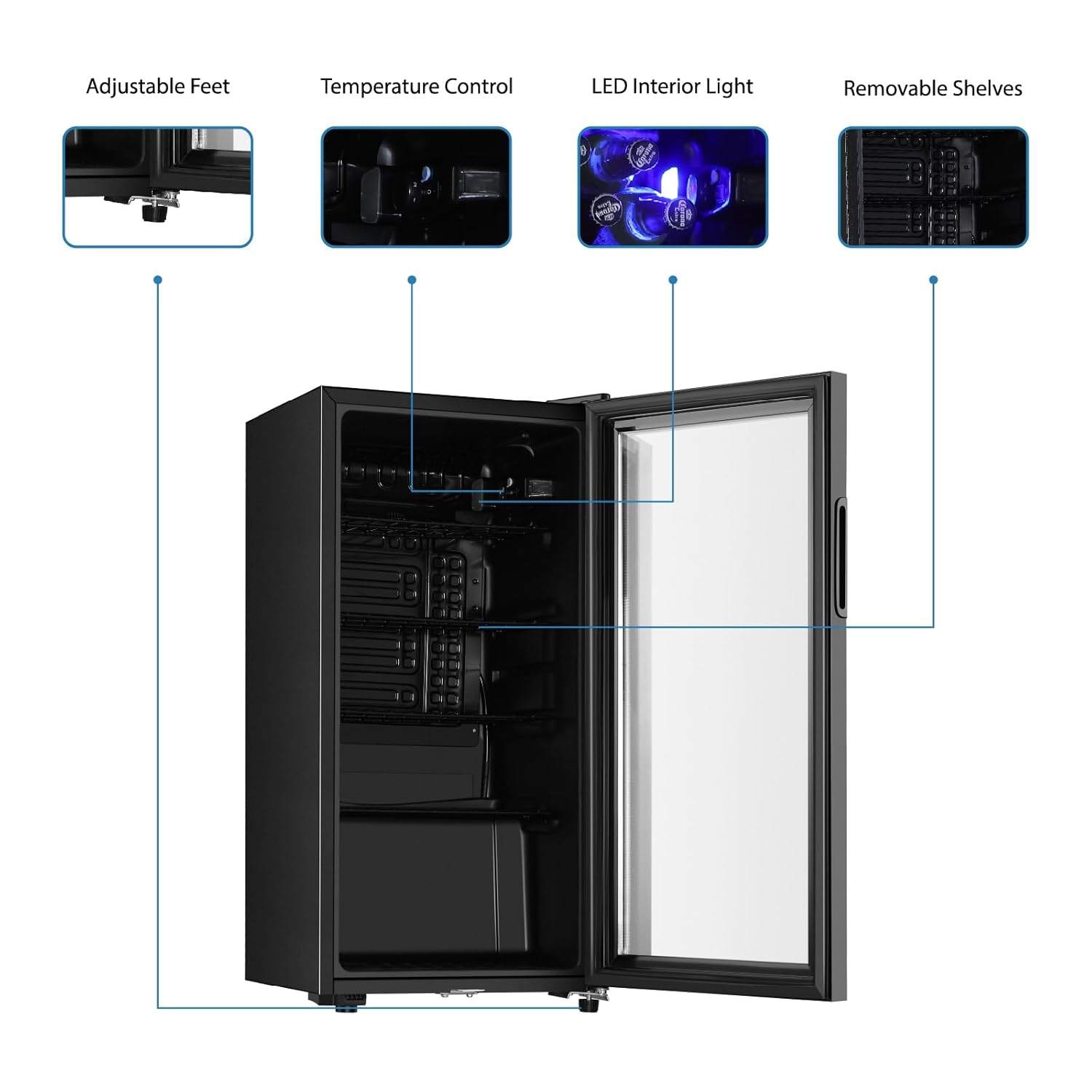 Beverage Refrigerator, 3.2 Cu. - đánh giá và giá Home Bar Setup