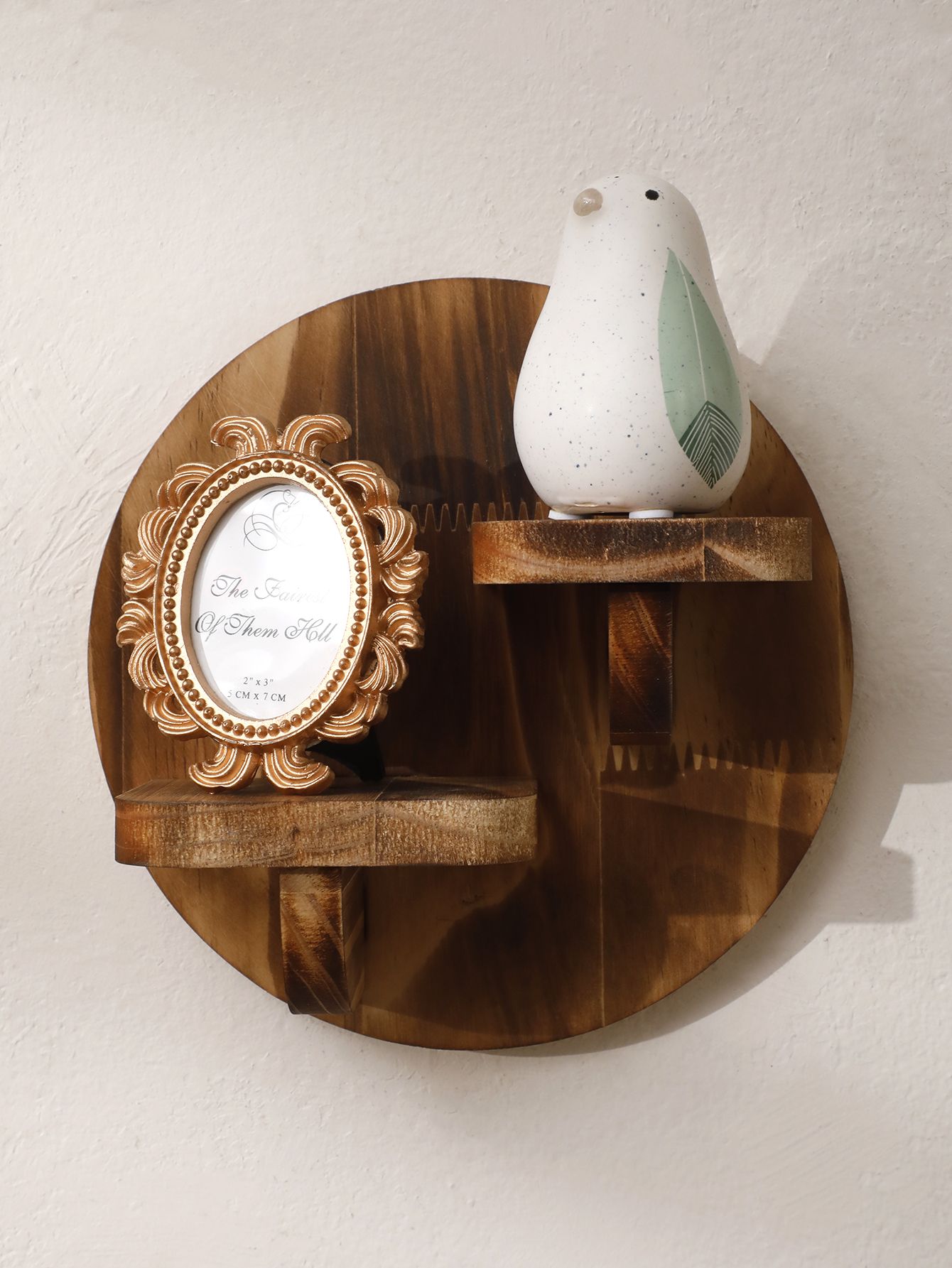 1/2-tier Wooden Shelves Oval C - đánh giá và giá Home Bar Shelf