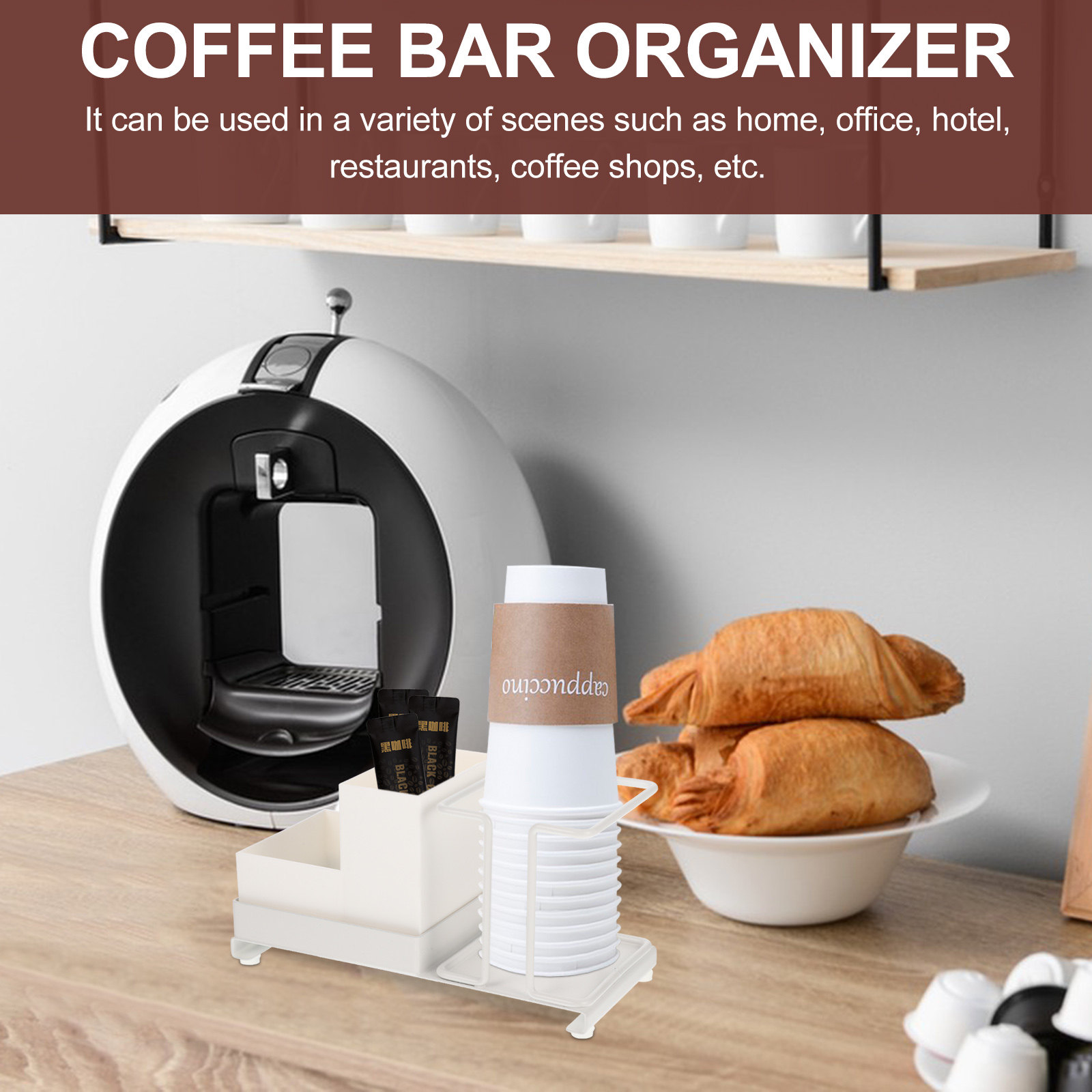 Coffee Bar Organizer Disposabl - đánh giá và giá Home Bar Supplies