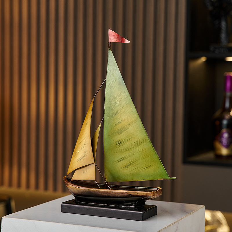 Creative Sailboat Model Orname - đánh giá và giá Home Bar Setup