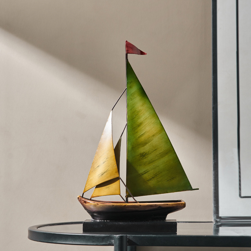Creative Sailboat Model Orname - đánh giá và giá Home Bar Setup