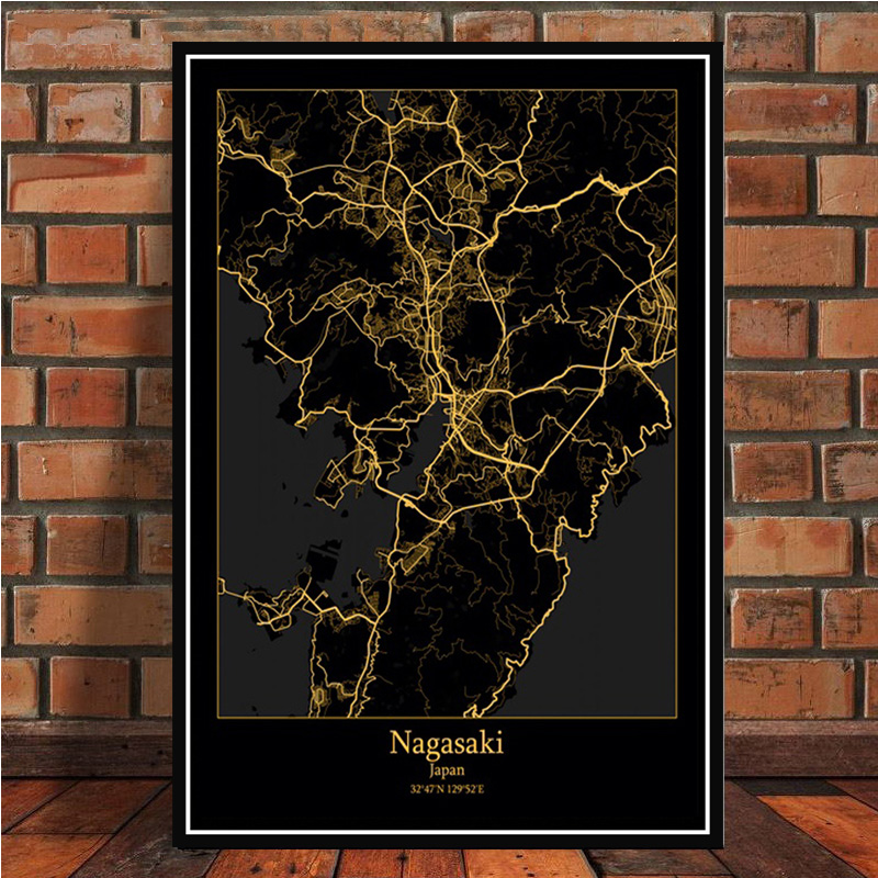 Poster Prints Amsterdam Tokyo  - đánh giá và giá Home Barcelona